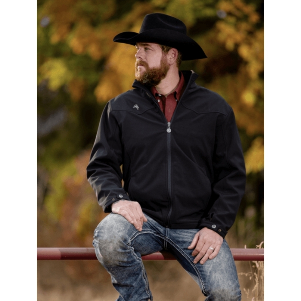 Wyoming Traders | Colter Soft‎ Shell Jacket Black